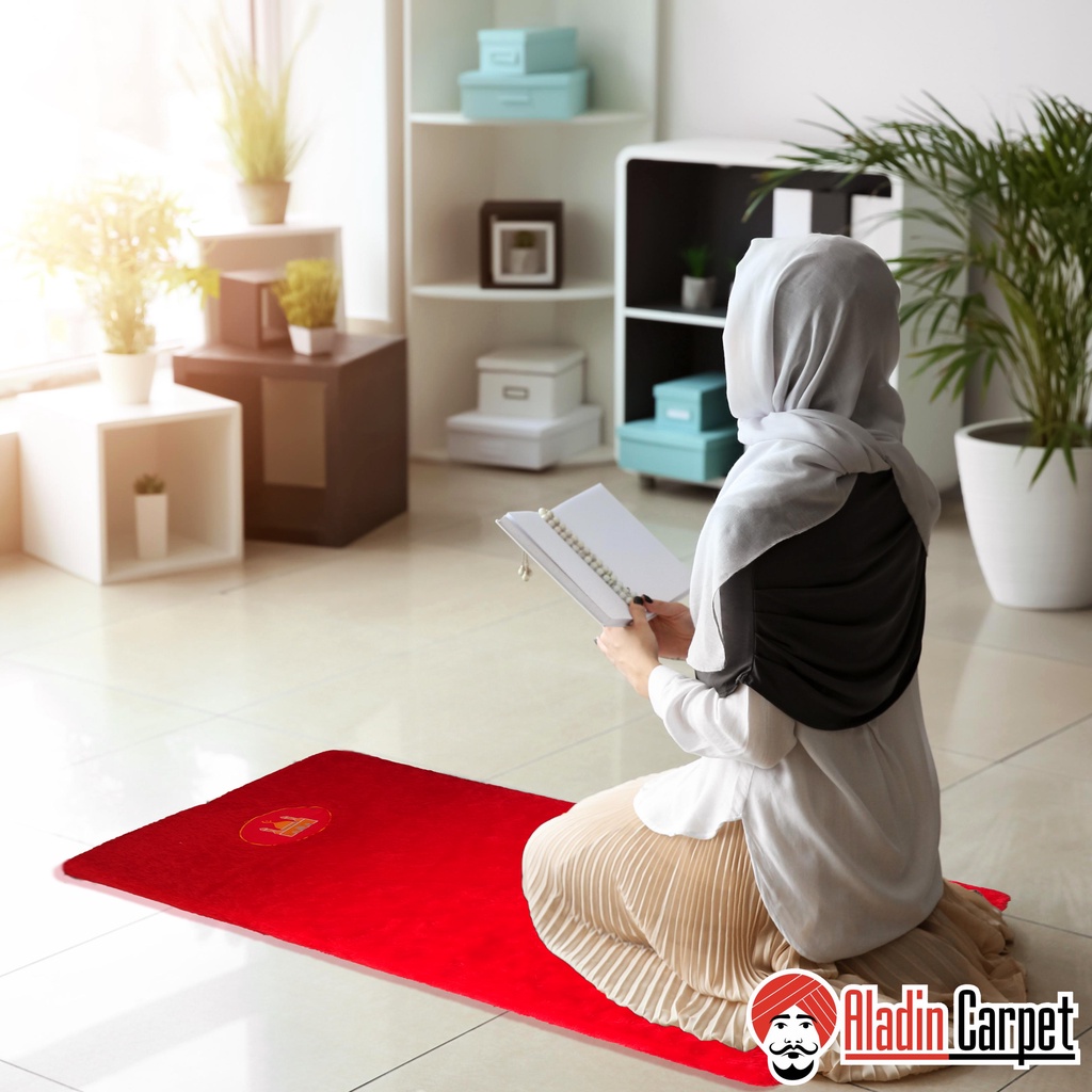 SAJADAH BULU RASFUR/SAJADAH TRAVEL/SAJADAH POUCH/SAJADAH ANTI SIP/SAJADAH MURAH
