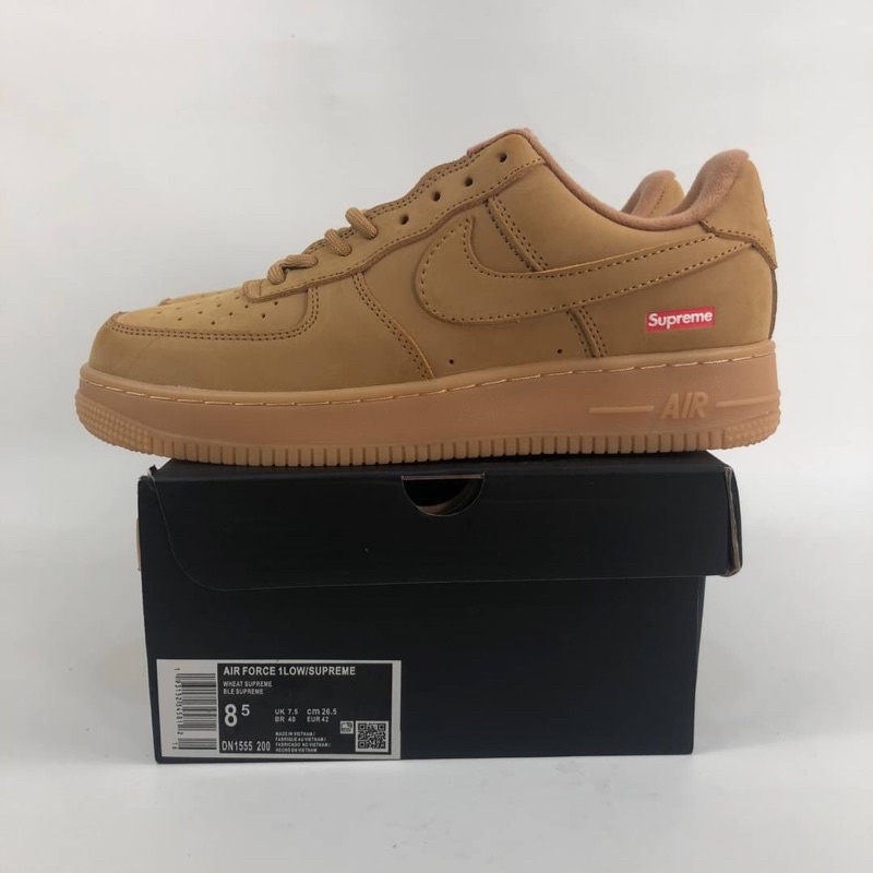 Nike Air Force 1 Low SP Supreme Wheat Brown