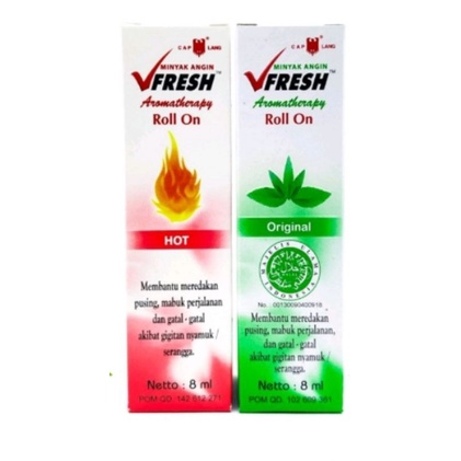 V-Fresh V Fresh VFresh Minyak Angin Aromatheraphy