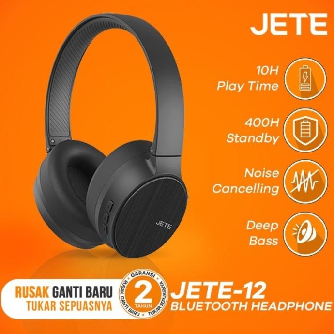 Headset | Handsfree | Headphone Bluetooth Jete 12 Original Resmi Dikapratiwii12