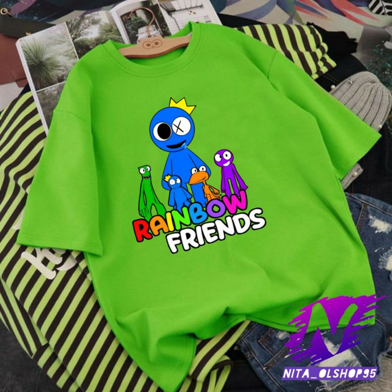 rainbow friends roblox kaos anak baju anak game rainbow friends terbaru karaker