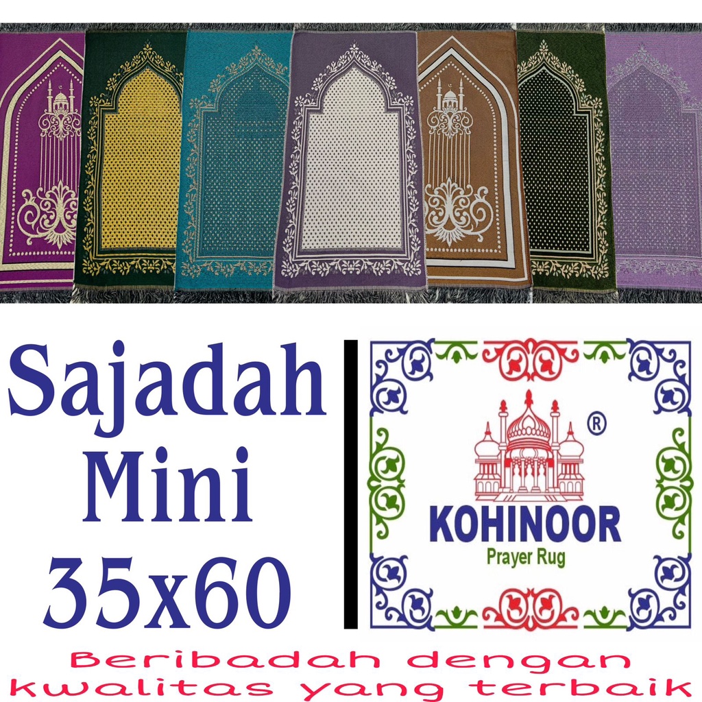 Sajadah Sujud / Sajadah Kepala / Sajadah Mini KOHINOOR Rajut