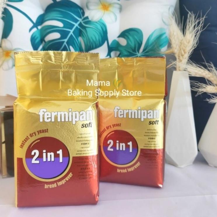 

Official Shop--FERMIPAN SOFT 2 IN 1 500 gr Ragi Instant Dry Yeast Fermipan
