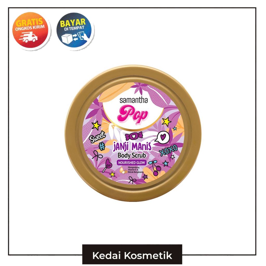 (ACEH) LULUR Samantha Pop Body Scrub 100gr