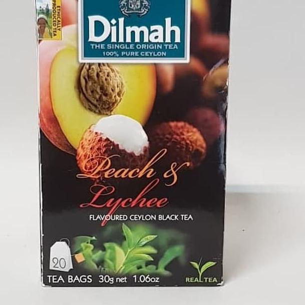 

COD✔️DILMAH Peach & Lychee 20 bags 30 gr|KD6