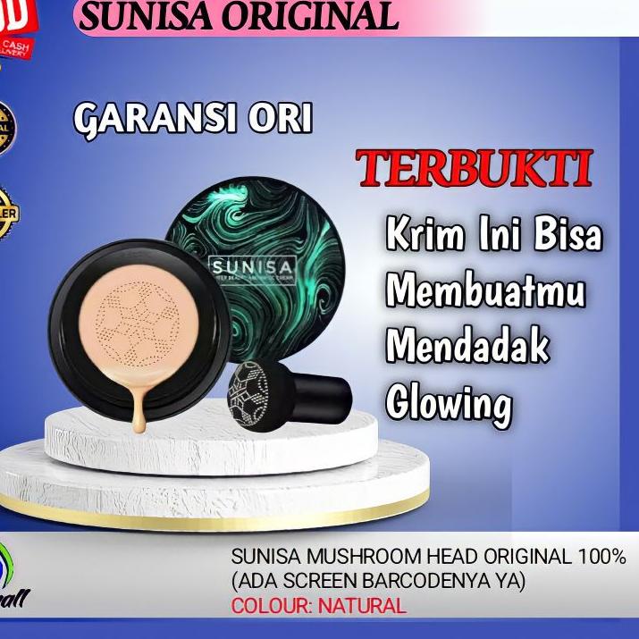 Ready Now--Bedak sunisa original anti air asli 100% / bedak anisa / Bedak sunnisa / Bedak basah sanusi / miracle sunisa / bedak sunisa original anti air bpom korea asli / bedak sunisa water beauty and air cc crem / Bedak sunisa anti air dan glowing