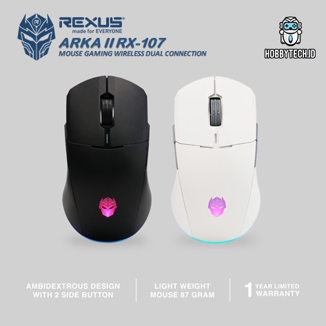 Rexus Arka II / Arka 2 RX-107 Dual Connection - Wireless Gaming Mouse