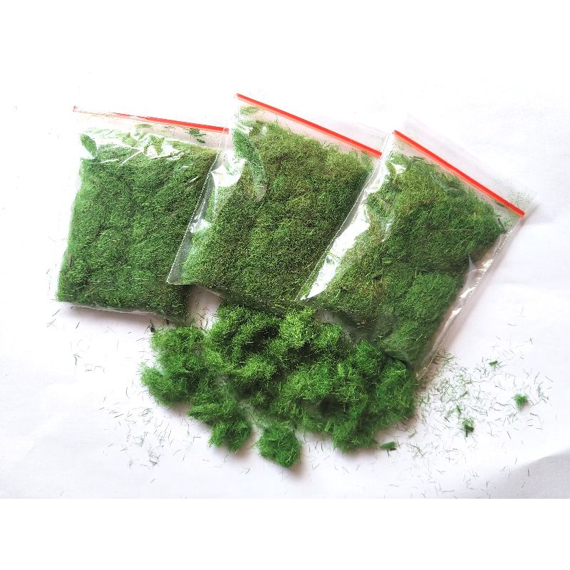Serbuk Rumput Statis/ Static Grass/ Bahan Maket / Diorama / Miniatur