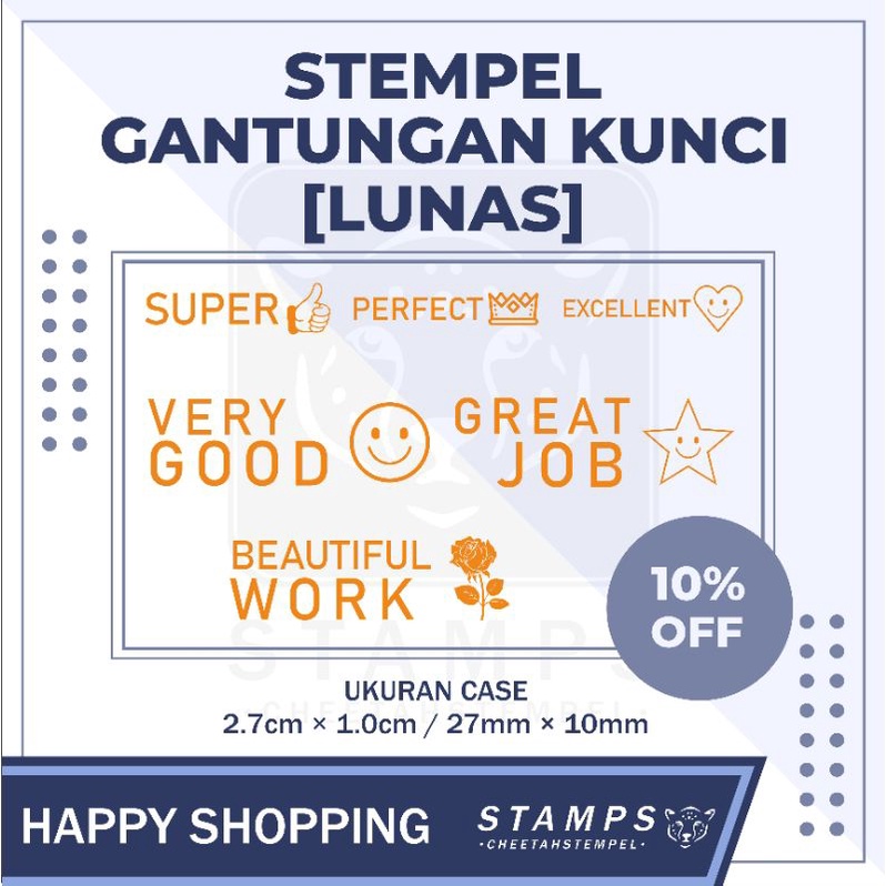 

STEMPEL TK, PAUD, PENILAIAN, STEMPEL OTOMATIS, 2.7cm x 1.0cm