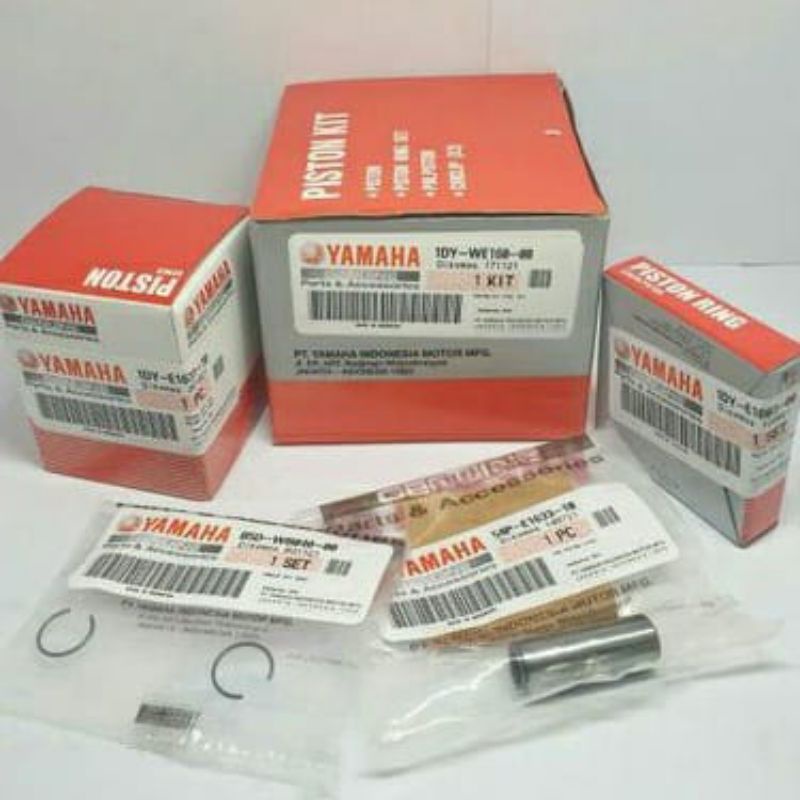 PISTON KIT SEHER KOMPLIT JUPITER Z1 MIO J SOUL GT MIO GT XRIDE ORIGINAL ASLI ORI YAMAHA 115 STD STANDAR OZ 0