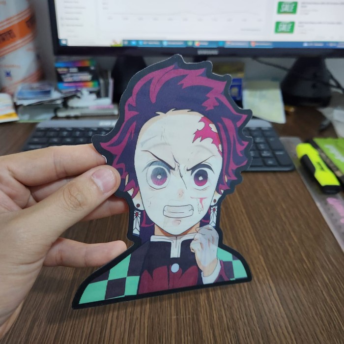 

STIKER 3D MOTION LENTICULAR ANIME - D0021 - Demon Slayer - Tanjiro