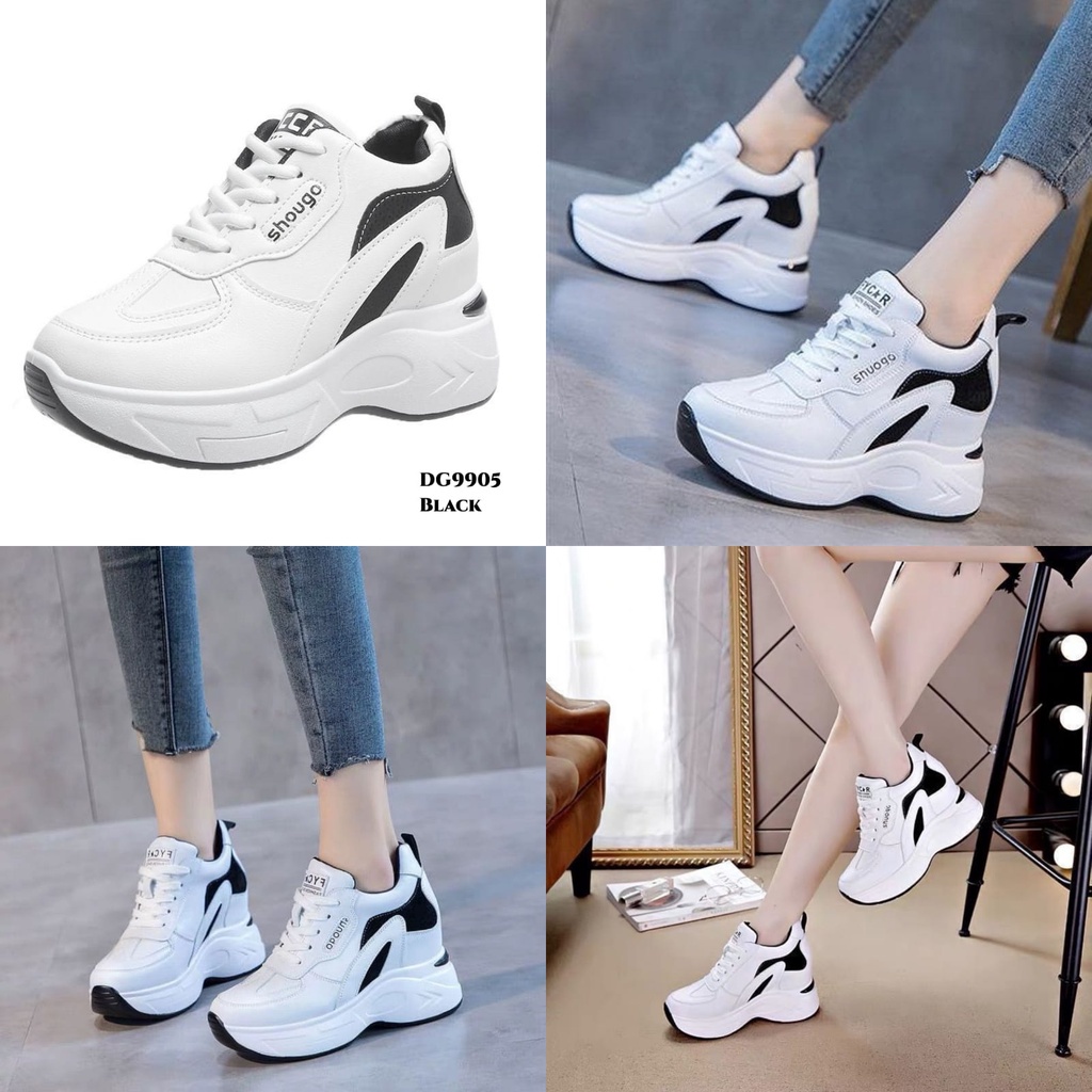 PRF Sneakers High Wedges Fashion Korea DG9905