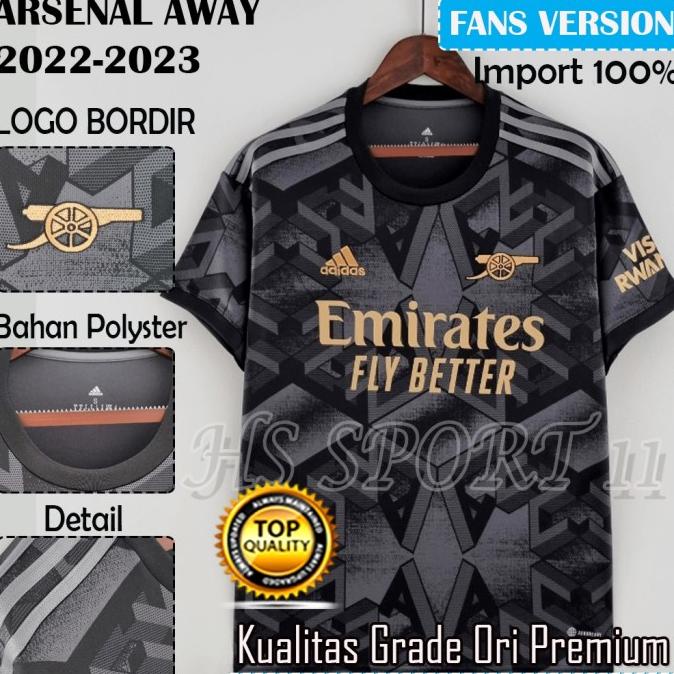 JERSEY BOLA ARSENAL AWAY 2022 2023 IMPORT BAJU BOLA PRIA DESRF6846ED