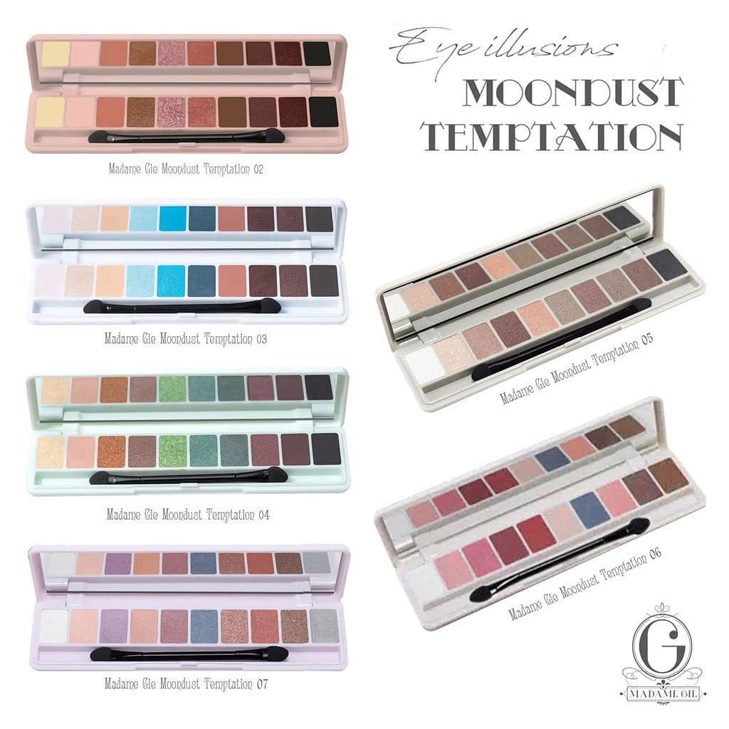 EYE ILLUSIONS MOONDUST TEMPTATION EYESHADOW | MADAME GIE | Shimmer &amp; Soft