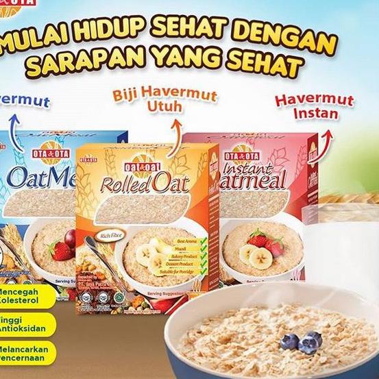 

OTA&OTA Oatmeal Havermut Havermout Instan 900GR HALAL