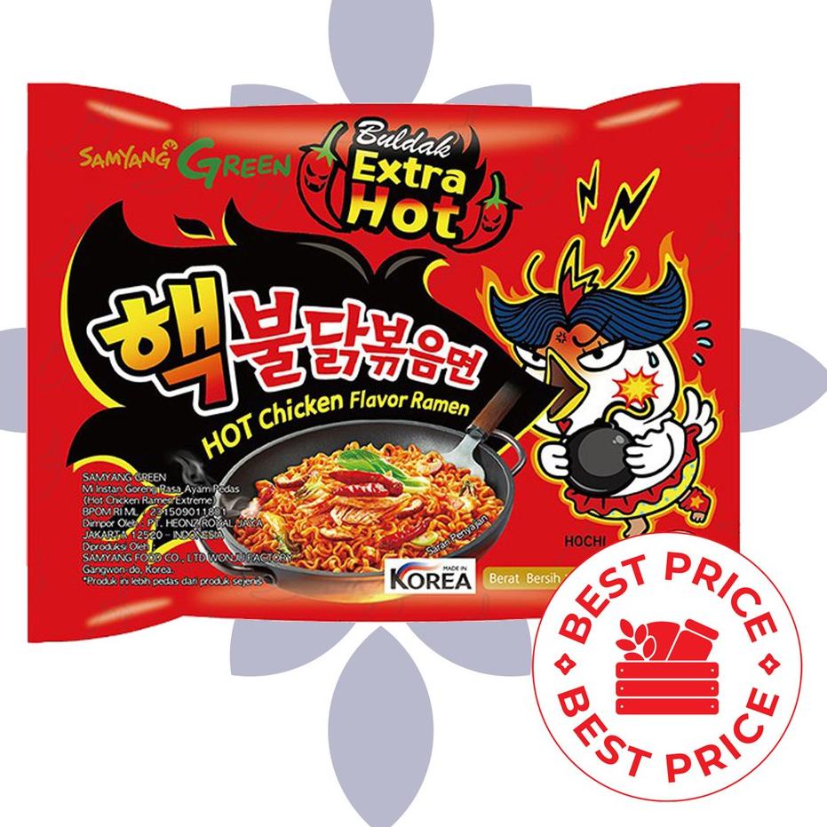 

Belanja sekarang--SAMYANG - HOT CHICKEN RAMEN EXTREME HOT - 140 GR (MIE INSTAN KOREA)