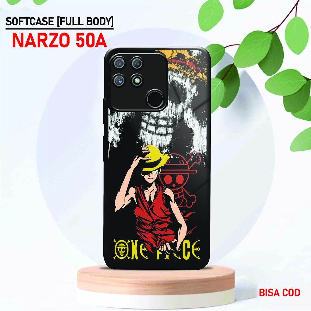 Softcase Kaca Kilau Realme Narzo 50A - ( SC 58 ) Case Full Body Realme Narzo 50A - Silikon Glossy Re