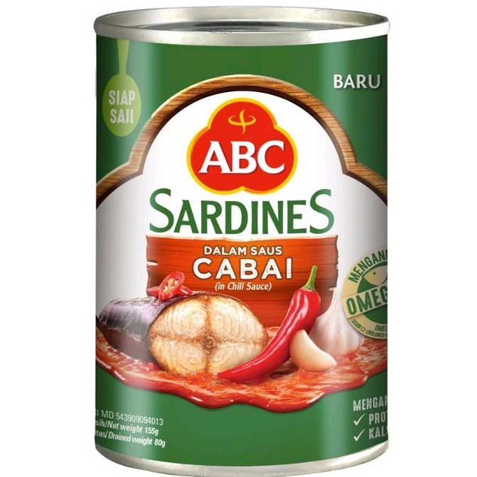 

ABC sardines dalam saus cabai 425g