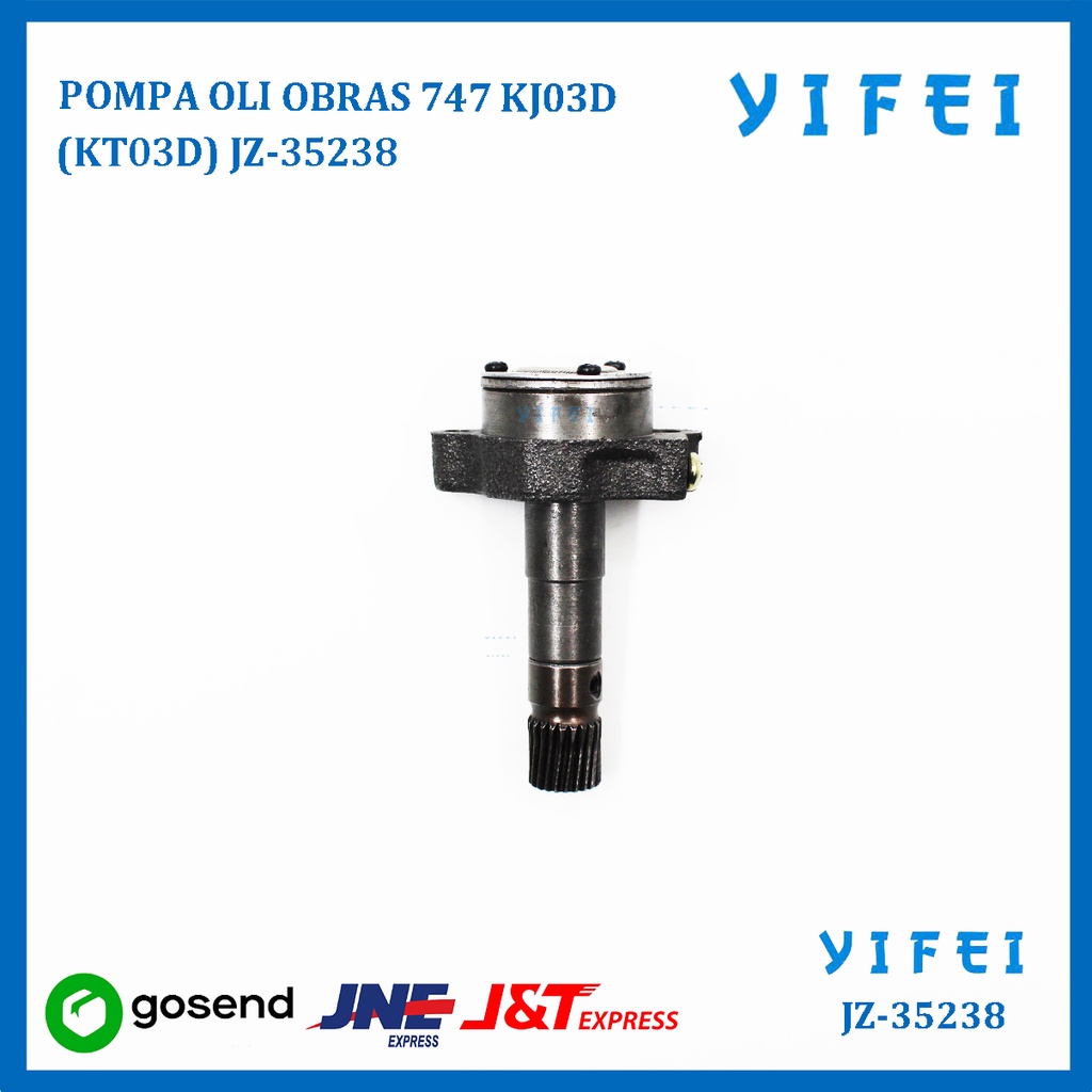 KT03E SIRUBA POMPA OLI SET MESIN OBRAS INDUSTRI 747 KJ03D YIFEI-35238