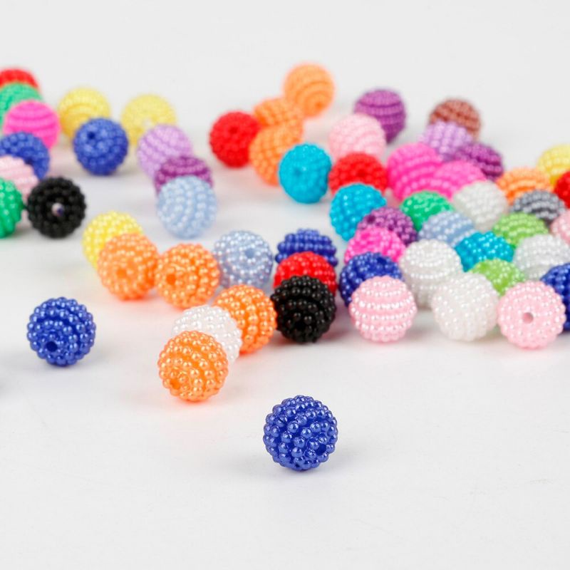 Manik rambutan 8mm bulat - Manik bulat bentuk rambutan Monte rambutan 8mm