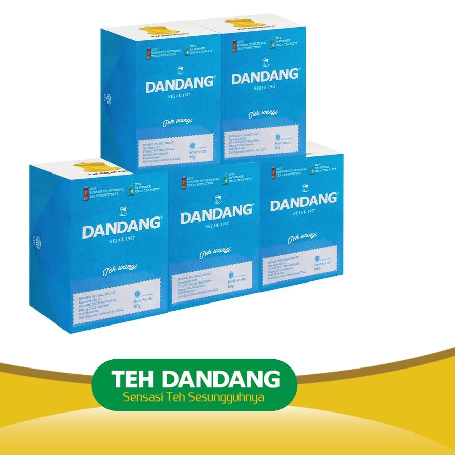 

limited STOCK!Teh Dandang Biru 80 gr - Teh Tubruk - 1 Slop isi 5 Box 80gr|RA5