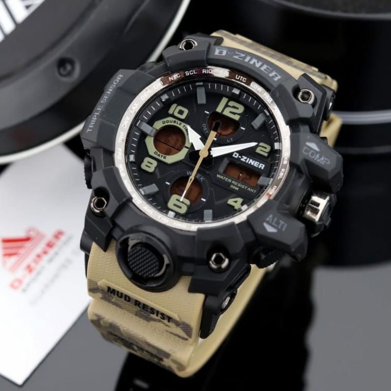 Dziner Gg1000 Fashion Pria Terlaris Tahan Air 50M Jam Tangan Pria Original