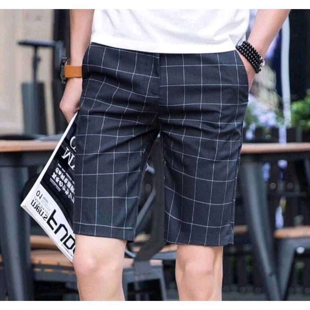 Tartan Celana Pria Pendek