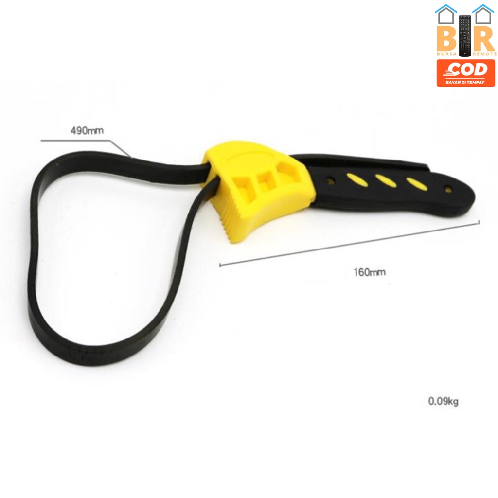 Termurah - Kunci Filter Oil Wrench Strap Karet Alat Membuka Dan Mengencangkan Pipa Kran Air