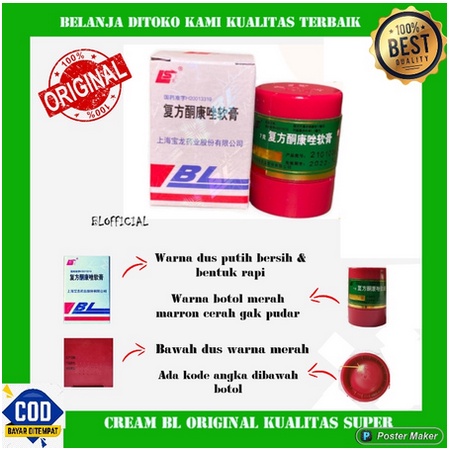 (COD)Cream BL / Salep BL / BL Garansi Ori Ampuh