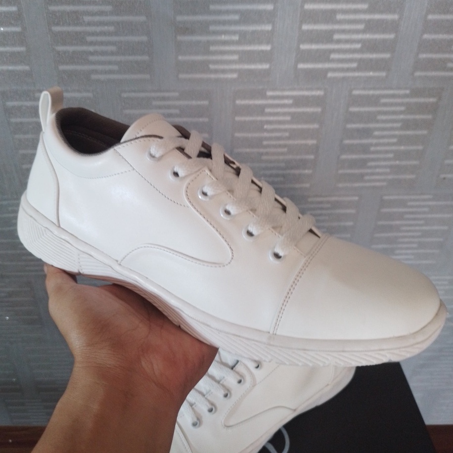 FRATTELO WHITE - Sepatu Sneakers Pria Casual Sneaker Cowok ORIGINAL