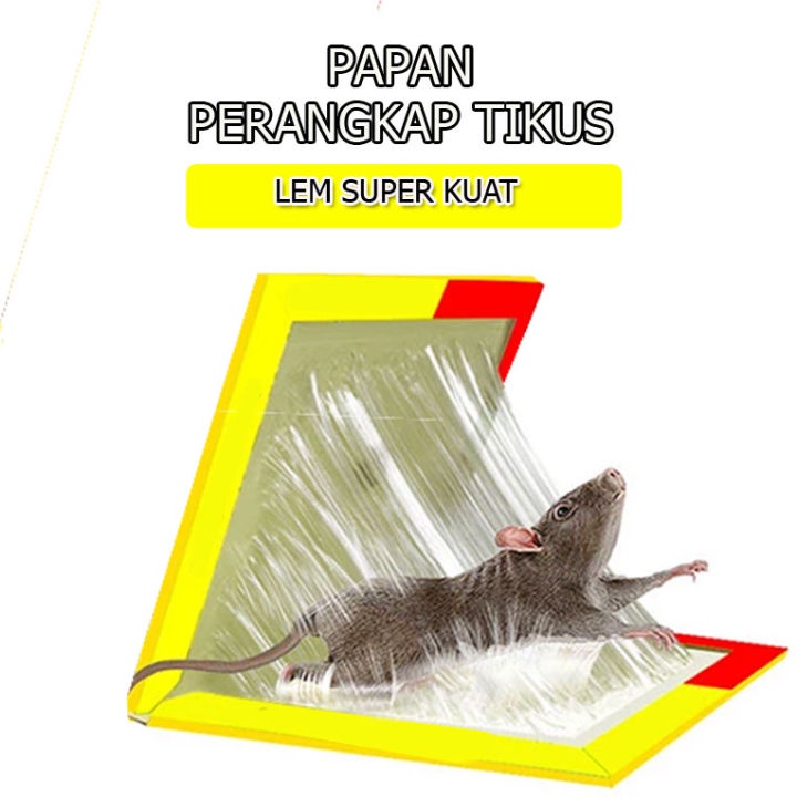 [ IMPORT ] LEM PAPAN PERANGKAP TIKUS CAP GAJAH SUPER LENGKET TIDAK BERACUN