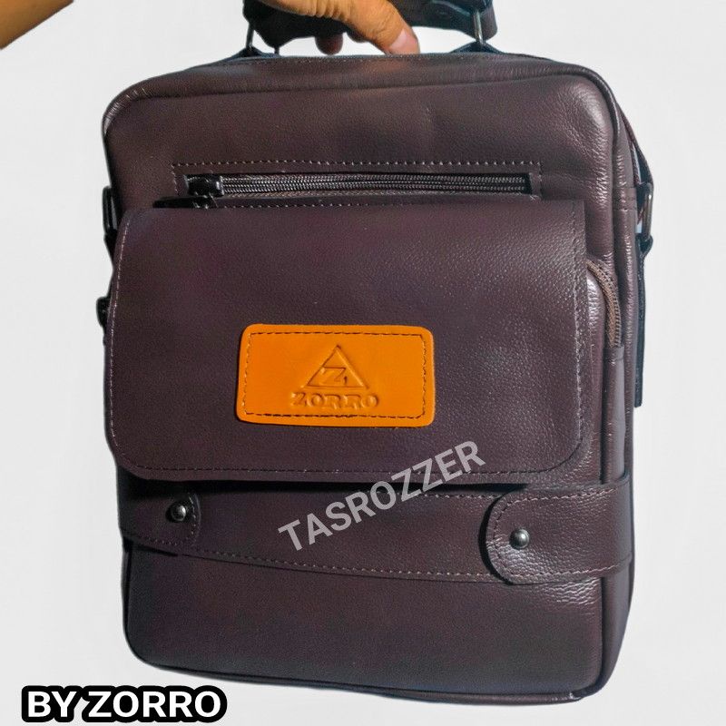 Tas kulit asli pria merk ZORRO bagus dan elegant