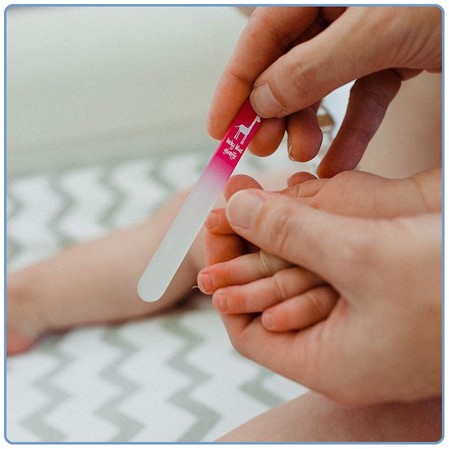 Baby Blue Giraffe Baby Nail File | Alat Kikir Kuku Anak