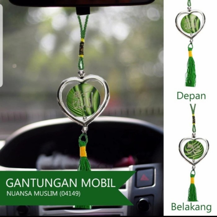 

Murah Gantungan Mobil Kaligrafi Islamic Hijau Gt176 Bagus