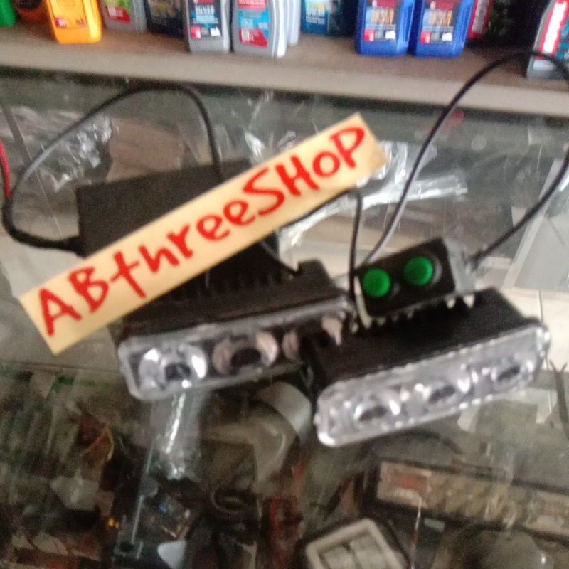 LAMPU KELAP KELIP RTD 3mata 7 mode kedipan