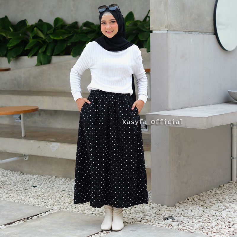 POLKA SKIRT ROK POLKADOT