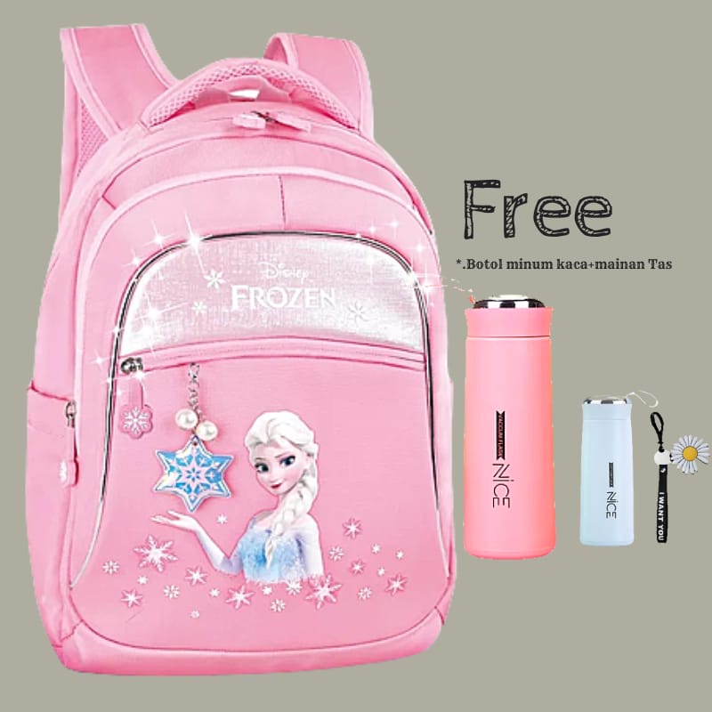 Tas Ransel Perempuan Untuk Sekolah Sd Smp Sma L0v3 B3t3s CX1 Free Gantungan Dan My B0ttl3 Lucu