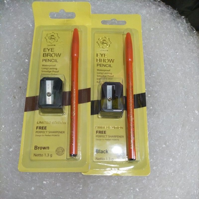 ECER Viva pensil alis//Viva coklat/hitam eye brow//Pensil Alis Viva Di Jamin Asli 100% Original Bpom