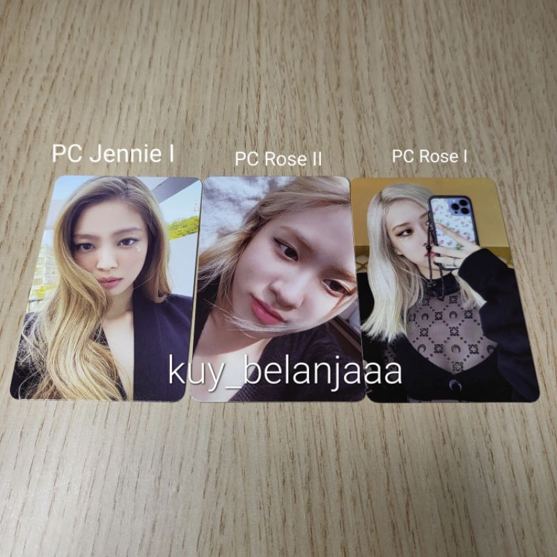 Photocard - Sharing Blackpink - Born Pink
