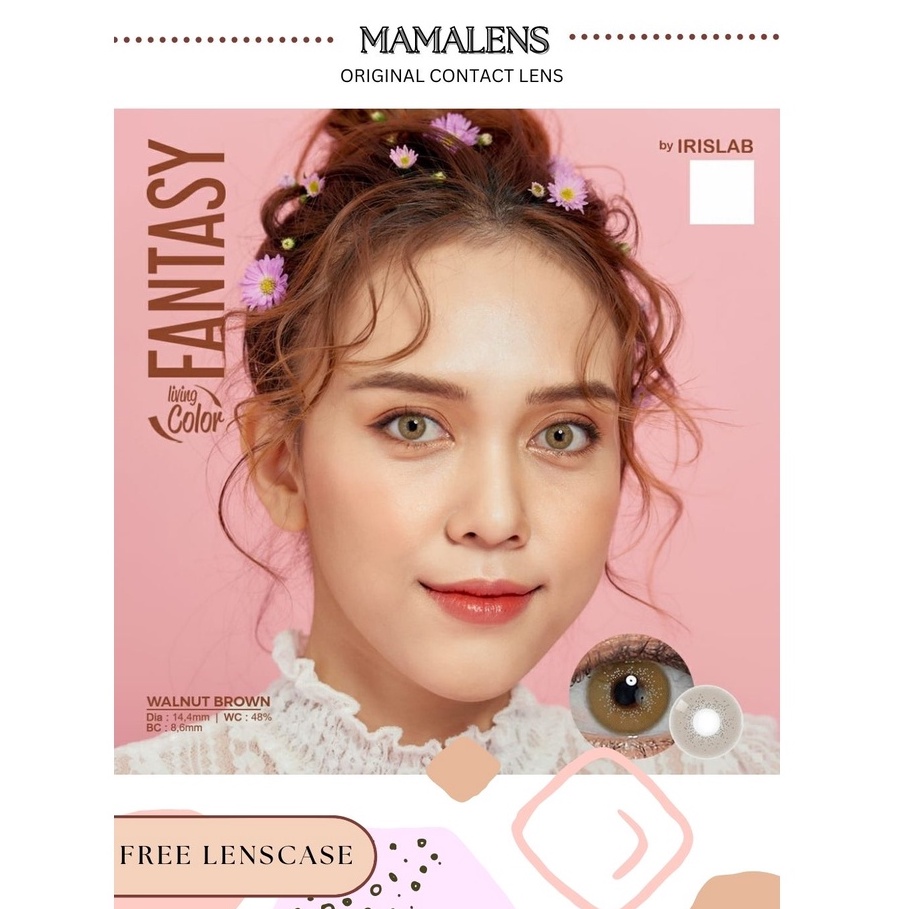 SOFTLENS FANTASY by IRISLAB DIA 14.4MM NORMAL &amp; MINUS -0.50 SD -2.50 | FREE LENSCASE - MAMALENS