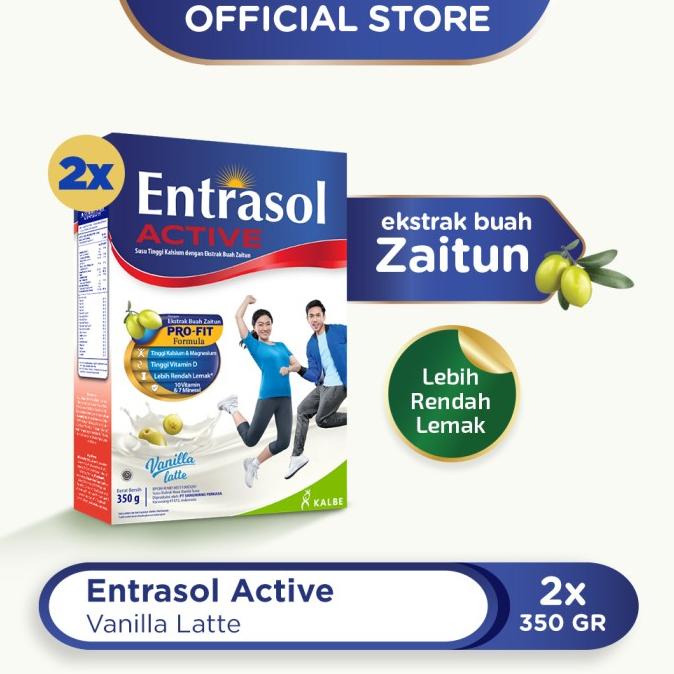 

[ COD ] Entrasol Twinpack Active Vanilla Latte 350g