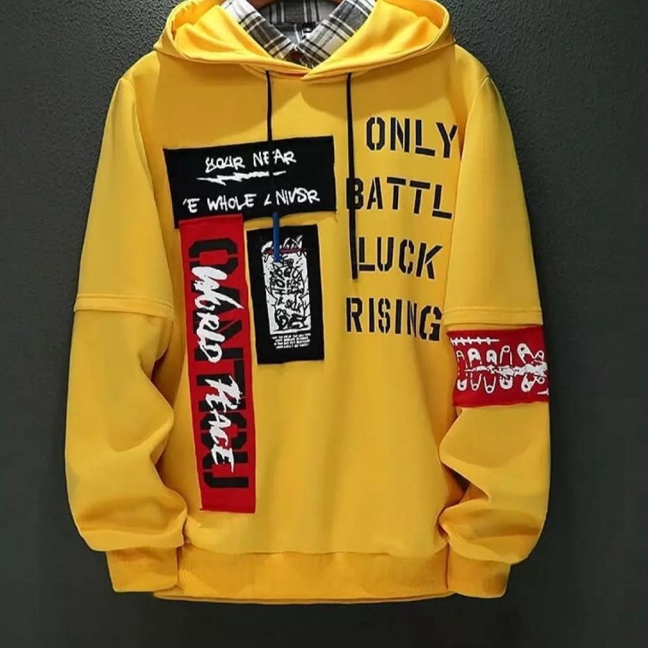 Harga Termuraah Cod Jaket Sweater Hoodie Distro Pria Sweeter Hudy NY Laki Laki Sweter Hudie Putih Co