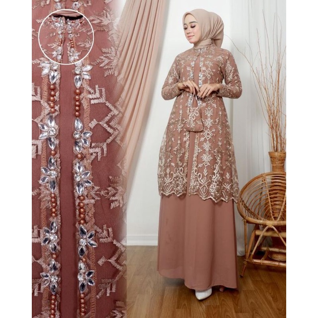 YASMIN DRESS Premium Collection Gamis Mewah