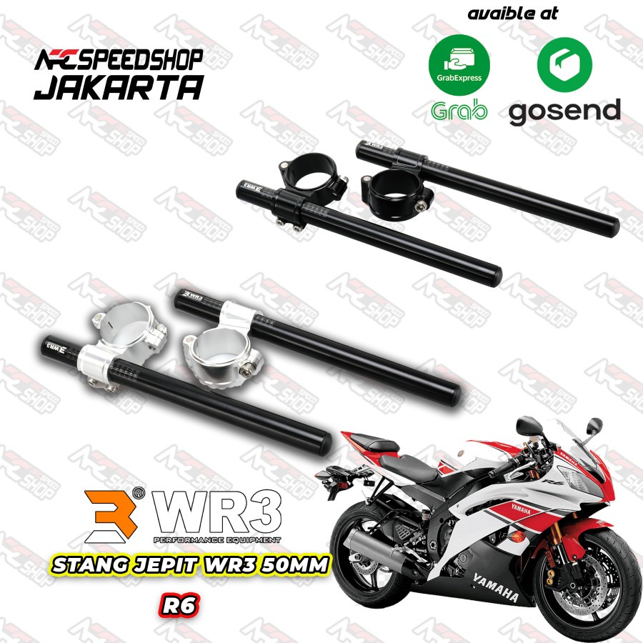 Stang Clip On / Stang Jepit WR3 50mm Yamaha R6