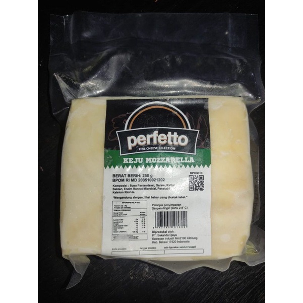 

keju Mozarella / Mozarella perfecto / keju Mozarella perfecto 250gr