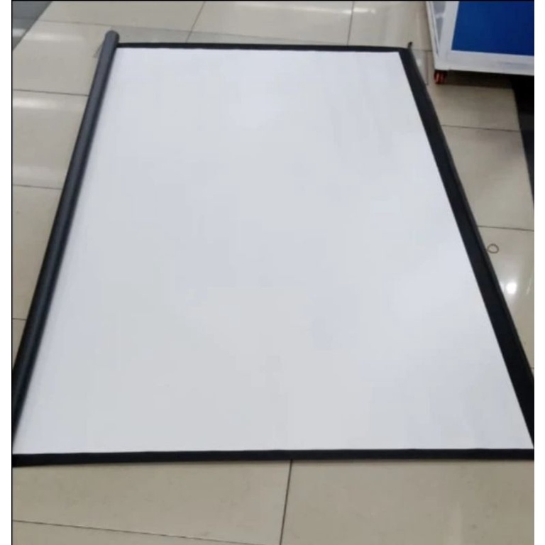 Bahan screen proyektor ukuran 244cmx244cm mattewhite