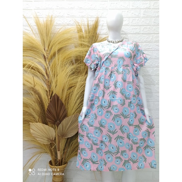 Daster Kimono Tali Samping Busui Polos