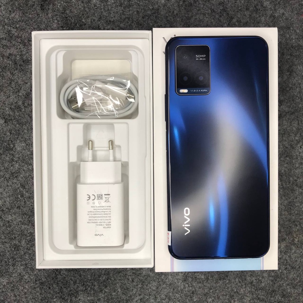 VIVO Y21T 6/128GB Hp Second Bekas Garansi 30 Hari