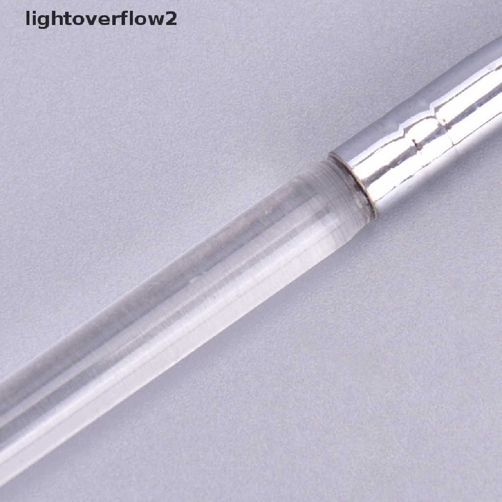 (lightoverflow2) 3pcs / Set Brush Pen Liner Dengan Handle Kristal Glitter Untuk Gambar Hiasan Nail Art