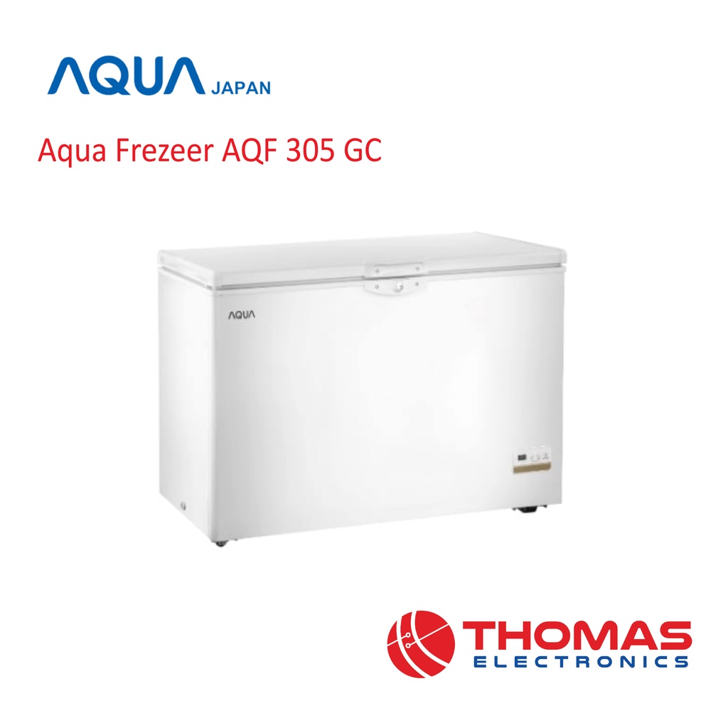 Aqua Chest Frezeer AQF 305 GC AQF305GC 290 LITER GARANSI RESMI